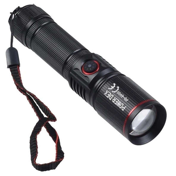 Powerdex PD-8900 Taktik Şarjlı Avcı Feneri ürün görseli 1