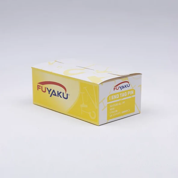 Fuyaku 9 MM I-End Mikro İnce (Fine) Kılçık Etiketleme Plastiği Siyah (10.000 Adet) - 1