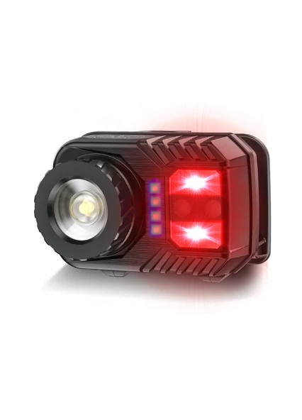 PeakStar PS-571 Sensörlü XPG COB LED USB Şarj Edilebilir Lityum Pilli Zoomlu Kafa Feneri - 2