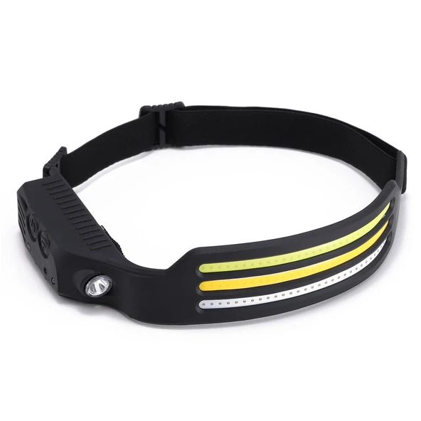Powerdex PD-1172 COB LED Sensörlü 5 Modlu USB Şarj Edilebilir Dahili Pilli Kafa Feneri - 1