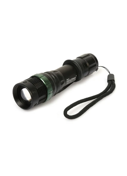 Watton WT-267 Q5 LED Enerji Tasarruflu Pilli El Feneri - 1