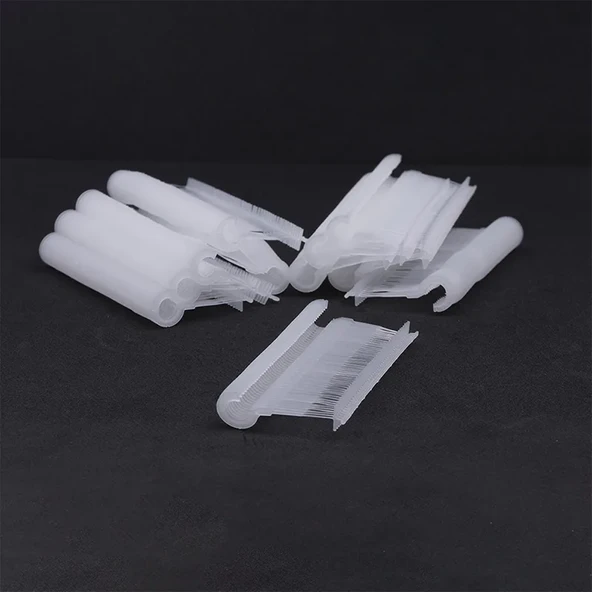 Fuyaku 25 MM Hook Pin Açık Kanca Kılçık Etiketleme Plastiği Şeffaf (5.000 Adet) - Resim 3