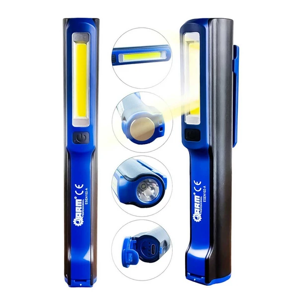 ARM ESEN102-A 240 Lümen Mıknatıslı Şarjlı Tamirci Feneri ürün görseli 1