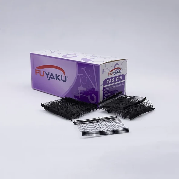 Fuyaku 60 MM Standart Kılçık Etiketleme Plastiği Siyah (10.000 Adet) - Resim 3