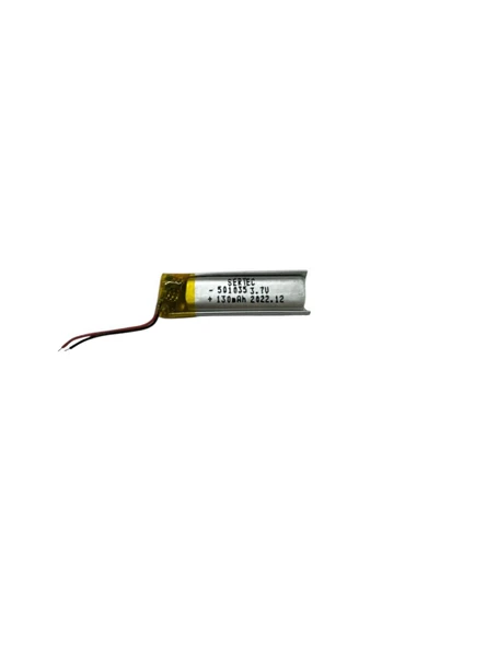 Sertec 501035 3.7V 130mAh Li-Polymer Pil (Devreli/1.5A) ürün görseli 1