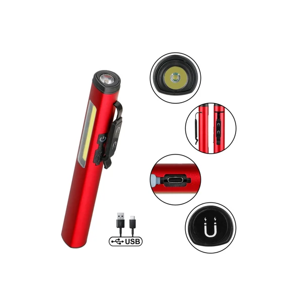 Watton Wt-307-S Şarjlı Mıknatıslı Çalışma Lambası - Resim 2