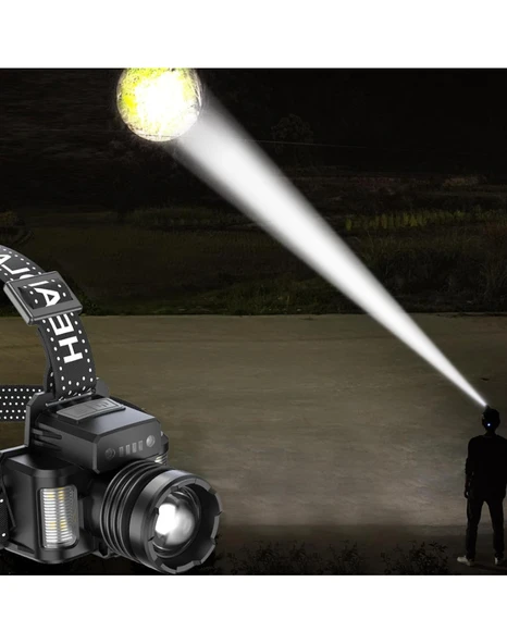 WATTON WT-625 Sensörlü Cree Tg Led Şarjlı Kafa Feneri - 8