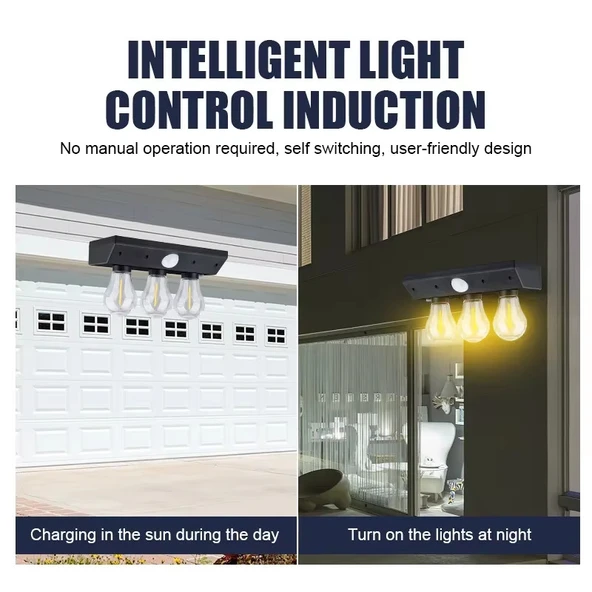 Fithome YT-819 3 Watt Suya Dayanıklı Hareket Sensörlü Solar LED Lamba - Resim 3