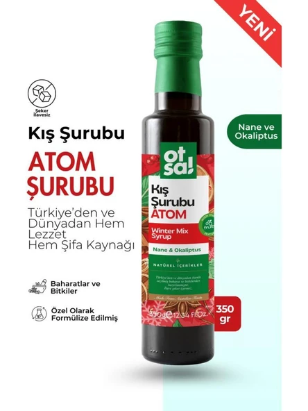 Otsa Kış Şurubu Atom 350 g | Nane Okaliptus ürün görseli