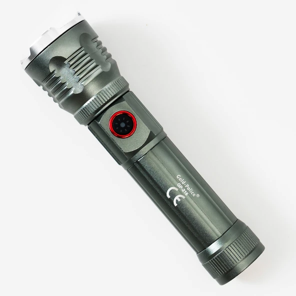 Gold Police GP-216 TG LED Ultra Hafif Mıknatıslı Şarjlı El Feneri ürün görseli 1