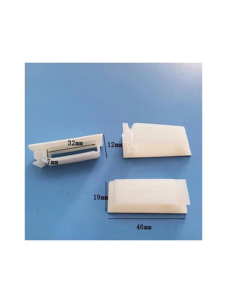 3B Trend Yapışkanlı Kablo Toplayıcı 8 Adet Masa Kablo Düzenleyici Klips Duvara Sabitleyici - Resim 4