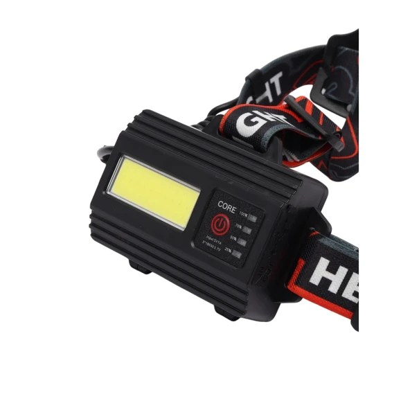 PeakStar PS-2910 Şarjlı Profesyonel Zoomlu Kamp Avcı Balıkçı Kafa Lambası Feneri - 3