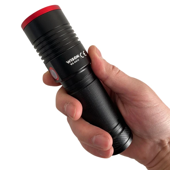 Wison WS-4412 XHP70 LED 1800 Lümen Şarjlı El Feneri ürün görseli 1