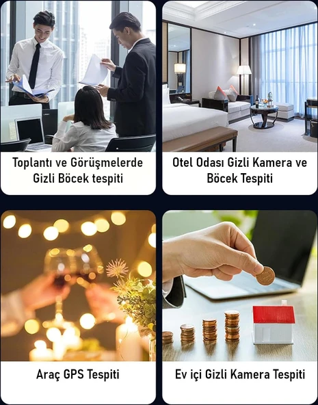 Valkyrie T16 RF Casus Kamera & GPS Tracker Dedektör – Dinleme ve Gizli Cihaz Tarayıcı - 3