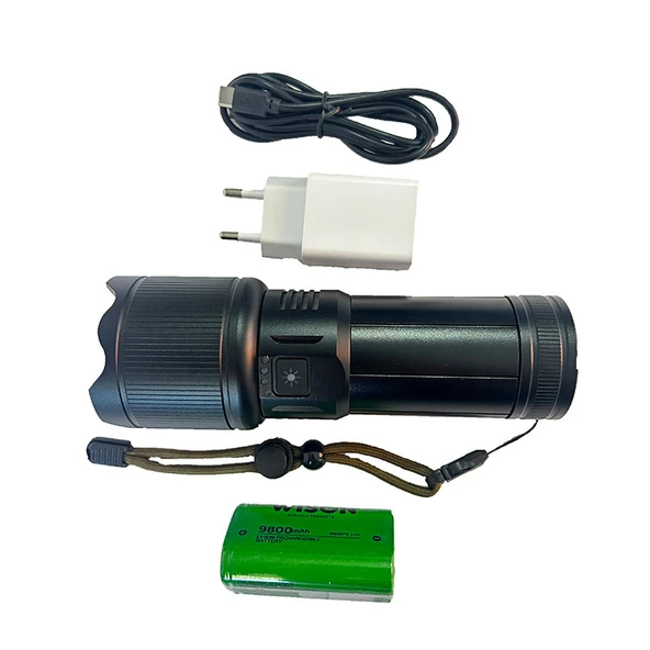 Wison WS-415 3200 Lümen Profesyonel Şarjlı El Feneri - Resim 2