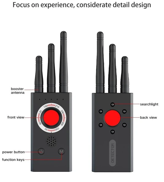 Valkyrie T16 RF Casus Kamera & GPS Tracker Dedektör – Dinleme ve Gizli Cihaz Tarayıcı - 7