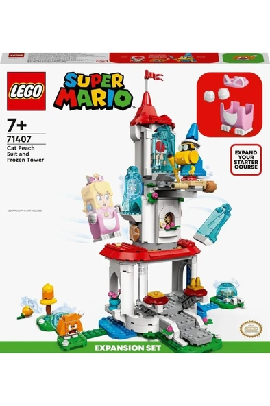 LEGO  Super Mario Cat Peach Kostümü ve Donmuş Kule Ek Macera Seti 71407 - Yapım Seti (494 Parça) - 3