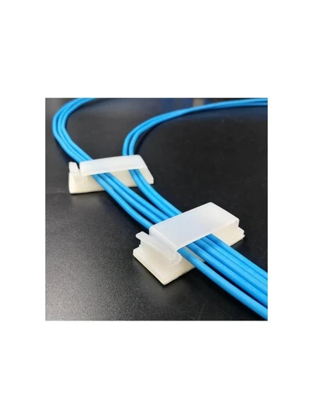 3B Trend Yapışkanlı Kablo Toplayıcı 8 Adet Masa Kablo Düzenleyici Klips Duvara Sabitleyici ürün görseli