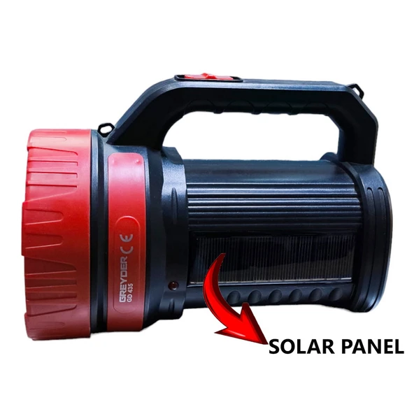 Greyder GD-435 20 Watt Solar Şarjlı Projektör Spot Fener - Resim 5