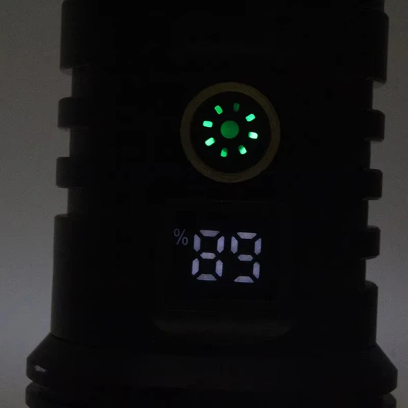 Wison WS-5510 4000 Lümen 50 Wat Profesyonel Type-C Şarjlı El Feneri - Resim 5