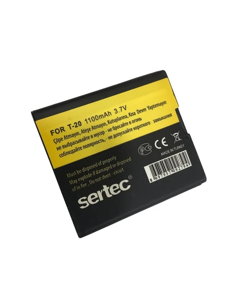 SERTEC - Turkcell T-20 Uyumlu Batarya ürün görseli 1