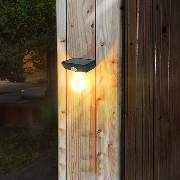 Fithome YT-819 1 Watt Suya Dayanıklı Hareket Sensörlü Solar LED Lamba - Resim 5