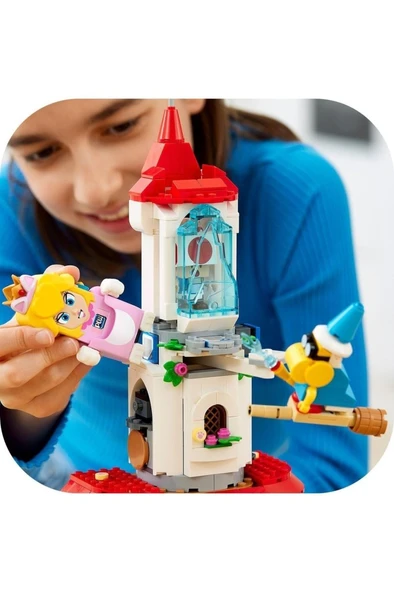 LEGO  Super Mario Cat Peach Kostümü ve Donmuş Kule Ek Macera Seti 71407 - Yapım Seti (494 Parça) - 6