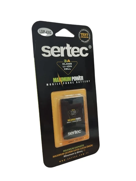 SERTEC - LG CF360 / LGIP-430G Uyumlu Batarya ürün görseli 1