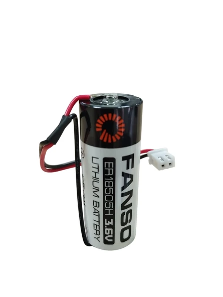 FANSO ER18505H Kablolu Konnektörlü (JST XH 2.54) 3.6V Lithium Pil (Li-SOCL2) - 1