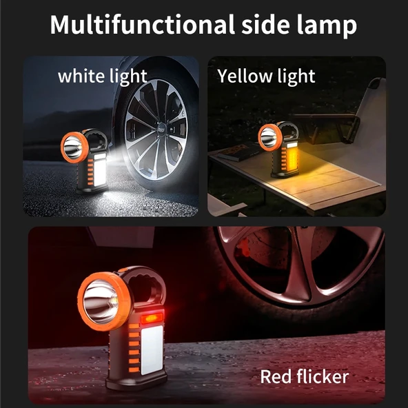 Wison WS-4343 Çok Fonksiyonlu Powerbanklı Solar Şarjlı Kamp Lambası - Resim 3