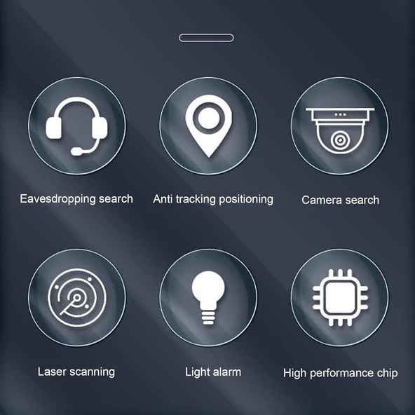 Valkyrie T16 RF Casus Kamera & GPS Tracker Dedektör – Dinleme ve Gizli Cihaz Tarayıcı - 5