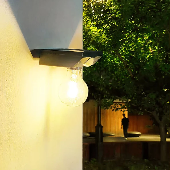 Fithome YT-819 1 Watt Suya Dayanıklı Hareket Sensörlü Solar LED Lamba - Resim 4