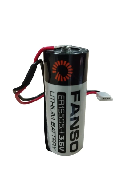 FANSO ER18505H Kablolu Konnektörlü (51005-2P) 3.6V Lithium Pil (Li-SOCL2) - 1