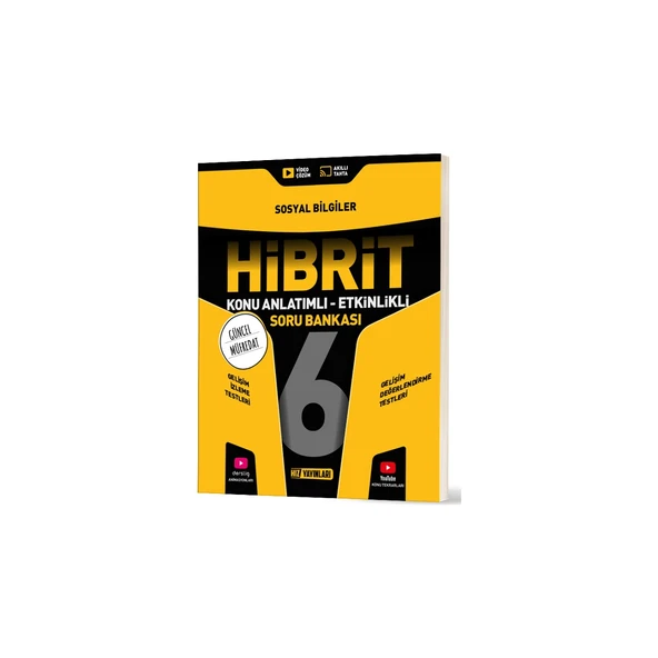 Hız Yayınları 6.sınıf Hibrit Sosyal Bilgiler Soru Bankası Yeni ürün görseli