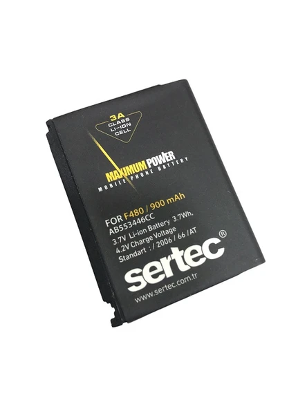 SERTEC - Samsung F480 Uyumlu Batarya ürün görseli 1