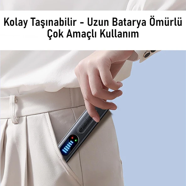 Valkyrie Gizli Kamera & GPS Dedektörü Casus Böcek & Dinleme Cihazı Bulucu - 8