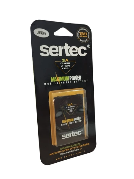 SERTEC - LG-GW820 / LGIP400N Uyumlu Batarya ürün görseli 1
