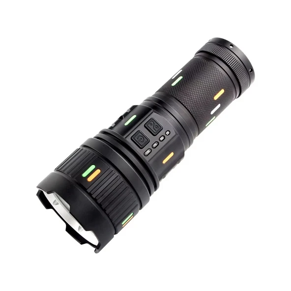 F.B.I Pro F-3001 Alüminyum TG LED Güç Göstergeli Type-C Şarjlı El Feneri ürün görseli 1