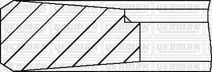 Volvo Truck Piston Segmanı 108,00mm Std Volvo Fe-Fl II-Fl III / Renault Premium2 - Midlum Tad 734 Ge Euro 2 - Yenmak 91-09045-000 ürün görseli