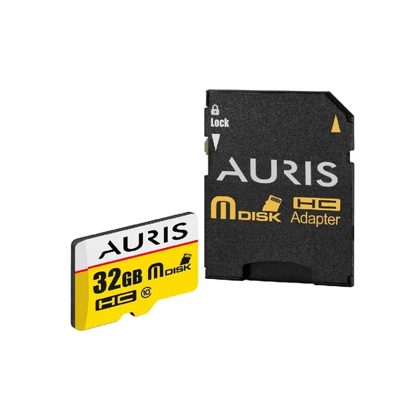 Auris TF01 Micro SD 32GB 4K Ultra HD Adaptörlü Hafıza Kartı ürün görseli 1