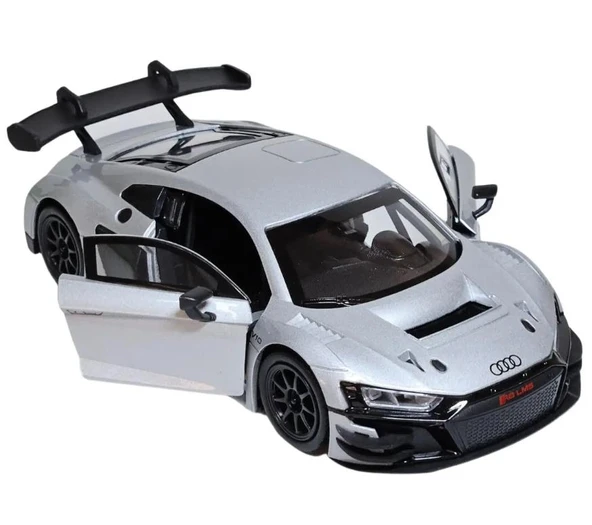 Motor Max Koleksiyon 1 / 24 Ölçek Audi R8 Lms Gt3 Metalik Gri Model Metal Araba ürün görseli