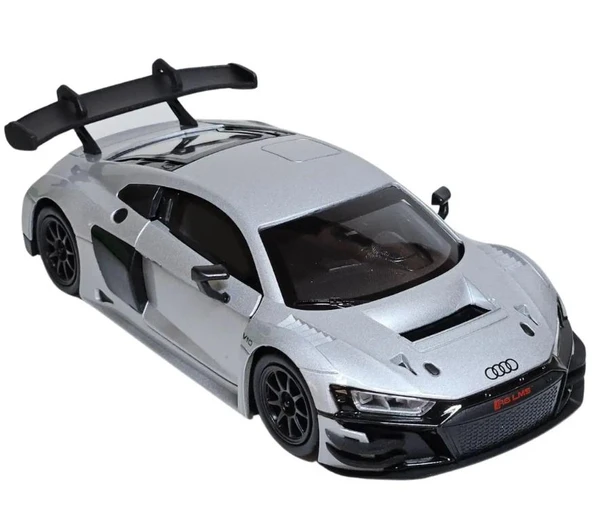 Motor Max Koleksiyon 1 / 24 Ölçek Audi R8 Lms Gt3 Metalik Gri Model Metal Araba - Resim 2
