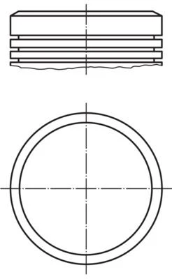 Psa Motor Piston Segman P307 P206 Partner II Berlingo II C3 C4 Tu5jp4 (1,6 16v) 78,50mm (std) - Mahle 0400400 ürün görseli