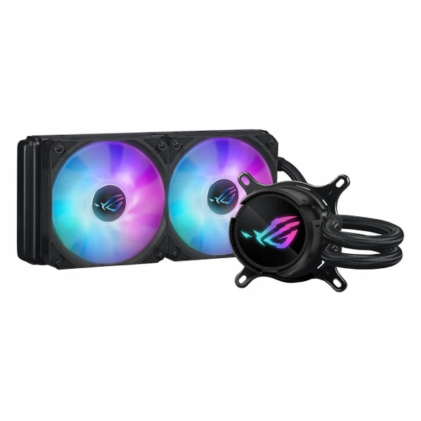 Asus ROG Strix LC III 240 ARGB 240mm AM5/1851P Siyah İşlemci Sıvı Soğutucu - Resim 2