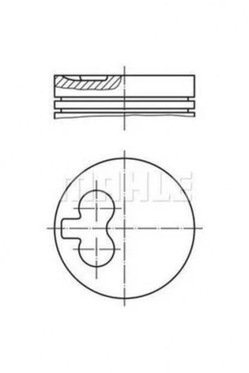 Psa Motor Piston Segman Saxo Zx Xsara Ax P106 Nissan Micra Tud5 1,5dizel (77,00mm) / (0,40 Farklı) - Mahle 0390101 ürün görseli