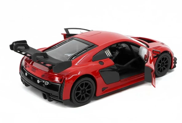 Motor Max Koleksiyon 1 / 24 Ölçek Audi R8 Lms Gt3 Kırmızı Model Metal Araba - Resim 4
