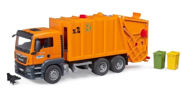 Bruder BR03760 Man TGS Çöp Kamyonu (turuncu) - 2