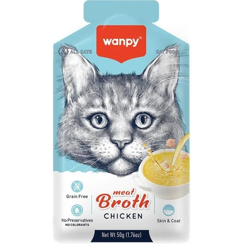 Wanpy Tavuk Etli Kedi Çorbası 50 Gr ürün görseli