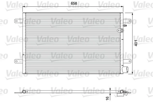 KLIMA RADYATORU A6 3,0TDI QUATTRO 05>11 - VALEO 814004 - 1