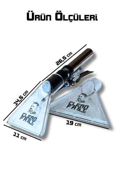 Halı ve Koltuk Yıkama Başlığı Vakum Aparatı Metal Tetikli Karcher Puzzi 8/1 10/1 Uyumlu - 3